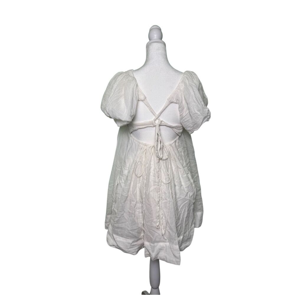 Free People Marina Mini Dress White Women’s Size Large - Picture 3 of 9